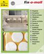 Filzgleiter PREMIUM fix-o-moll®, rund, weiß Produktbild img6 S