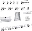 BOTT perfo Sortiment mit 20 Teilen 10 Haken 5 Werkzeugklemmen 5 Halter Produktbild