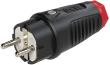 Schutzkontakt-Stecker, Gummi / Vollgummi Produktbild img1 S