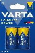 Batterie LONGLIFE VARTA Power C 2er Blister Produktbild