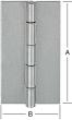 DIN-Scharnier schmal 60x34 mm ungeb.Eis Produktbild img1 S