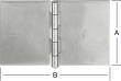 Ger.breit.Scharn. 60x90mmungeb, Edelstahl V2A Produktbild img1 S