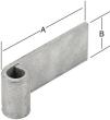 Anschweißband 100x45mm ungeb.Eis. Produktbild img1 S