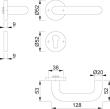 ZT-Ros.Drückergrt.K138/ 15/15S,PZ,F9016 HOPPE Produktbild img2 S