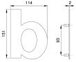 Hausnummer-Buchstaben Produktbild img3 S