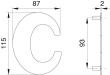 Hausnummer-Buchstaben Produktbild img4 S