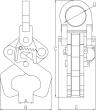 PLANETA Schienengreifer RG-2 Tragfähigkeit 2.000kg Greifbereich 15 - 85mm Produktbild img2 S