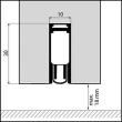 Automatische Türbodendichtung EllenMatic Slim Soundproof IP Produktbild img2 S