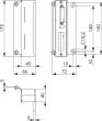 Schließkasten 147A-30+40 für Dübelbefestigung Produktbild img2 S