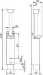 Türfeststeller 3836 bis 90mm Hub,silber lack. Produktbild img2 S