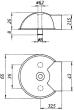 Anschlagpuffer, 3847Mg, Edelstahl DENI Produktbild img2 S