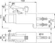 KWS 1011 Türfeststeller m.Bef.Material, gefedert Produktbild img2 S