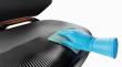 BIMOS Arbeitsstuhl Texon 4 mit Sitzstopprollen+Fußring Sitzhöhe 570-850mm Skintec-Polster schwarz Produktbild img7 S