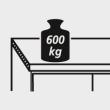 FETRA Werkstattwagen 2476 schwer Tragkraft 600kg mit 1 Schrank und 4 Schubladen H1050xø700mm Produktbild img3 S