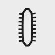 PFERD TOOLS Karosseriefeile m. Angel, gebogen und ballig Flachstumpf 350mm Sonderhieb Produktbild img2 S