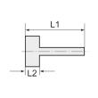 RIEGLER Aufschraubschlauchtülle, G 1/4, für Schlauch LW 10 mm, SW 17, MS Produktbild img2 S