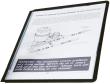 DURABLE Sichttafel schwarz 5 Stück Produktbild