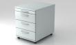 HAMMERBACHER Rollcontainer Basic 1606 B428xH590mm 3 Schübe lichtgrau Produktbild