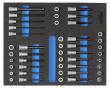 GEDORE 2005 CT2-TX 30 Steckschlüssel-Satz 3/8" in Check-Tool-Modul, 52-teilig Produktbild img1 S