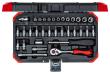 GEDORE R49003033 Steckschlüssel-Satz 1/4" 4-13mm 33-teilig Produktbild