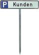 SAFETYMARKING Einschlagpfahl für Parkplatzschild Höhe 750mm Produktbild img1 S