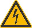 Warnschild, Warnung vor elektrischer Spannung Produktbild img1 S