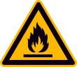 Warnschild, Warnung vor feuergefährlichen Stoffen Produktbild img1 S