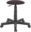 Drehhocker Goliath mit Rollen Sitzhöhe 395-530mm Kunstledersitz schwarz Produktbild img1 S