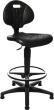 TOPSTAR Arbeitsstuhl TEC 20 PU-Schaum schwarz Sitzhöhe 590-840mm mit Gleiter/Fußring Produktbild img1 S