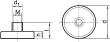 Magnet-Flachgreifer mit Gewindebuchse Produktbild img2 S