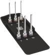 WERA Schraubendrehereins-atz-Garnitur 1/2" Haltef-unktion 6-kant lang 6-te-ilig Produktbild img1 S