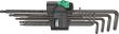 WERA Winkelschraubendrehersatzlang Kugelkopf TX T8-T40 9-teilig Produktbild img1 S