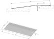 Aluminium-Überfahrbrücke, Höhendifferenz gering Produktbild img3 S