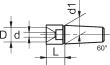 Hohlkörner E933/7 für Drehbankspitzen 14mm CONZELLA Produktbild img2 S