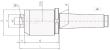 Drehbankspitze für CNC Hochleistung mitlaufend MK3 schlank CONZELLA Produktbild img2 S