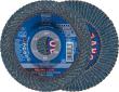 PFERD TOOLS POLIFAN CURVE Fächerscheibe PFR 115x22,23 mm Breite M Z40 SGP STEELOX für Stahl/Edelstahl Produktbild img1 S
