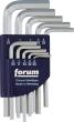 FORUM 6kt-Schlüssel-Satz DIN911 5/64-5/16" Halter Produktbild img1 S