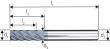 VHM Schaftfräser HPC 6mm D6527L Z4 SiTiAl Hart HA FORUM Produktbild img2 S