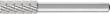 PFERD TOOLS HSS-Frässtift A-ST, Zylinderform, Zahnung 3, mit Stirnverzahnung Produktbild img4 S