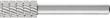 PFERD TOOLS HSS-Frässtift A-ST, Zylinderform, Zahnung 3, mit Stirnverzahnung Produktbild img6 S