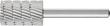 PFERD TOOLS HSS-Frässtift A-ST, Zylinderform, Zahnung 3, mit Stirnverzahnung Produktbild img8 S
