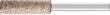 PFERD TOOLS INOX Schleifstift Zylinder Ø 10x32 mm Schaft-Ø 6 mm A46 für Edelstahl Produktbild
