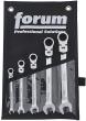 Gelenk-Ratschenschlüssel-Satz 8-19mm 5-teilig in Rolltasche FORUM Produktbild img1 S