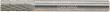 FORUM HM-Frässtift, 6-mm-Schaft, Zylinderform ZYA-S, mit Stirnverzahnung, Zahnung C Produktbild img2 S