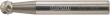 FORUM HM-Frässtift, 6-mm-Schaft, Kugelform KUD, Zahnung C Produktbild img2 S