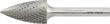 FORUM HM-Frässtift, 6-mm-Schaft, Geschossform SPG (Spitzbogen), Zahnung C Produktbild img5 S