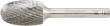 FORUM HM-Frässtift DIN 8032, mit 6-mm-Schaft, Tropfenform TRE, Zahnung C Produktbild img5 S