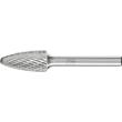 PFERD TOOLS Hartmetall Hochleistungsfrässtift TOUGH Rundbogen RBF Ø 12x25 mm Schaft-Ø 6 mm schlagfest Produktbild