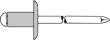 Blindniet Alu Grosskopf K12 4x12mm GESIPA Produktbild img1 S