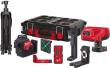 Milwaukee Kreuzlinienlaser Set M12 3PLKIT-401P 1x12,0 V 4,0 Ah Ladegerät PACKOUTBox Produktbild img1 S